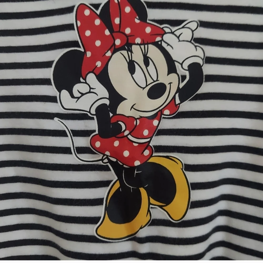 3 Minnie Mouse short sleeve onesies. 3-6 months